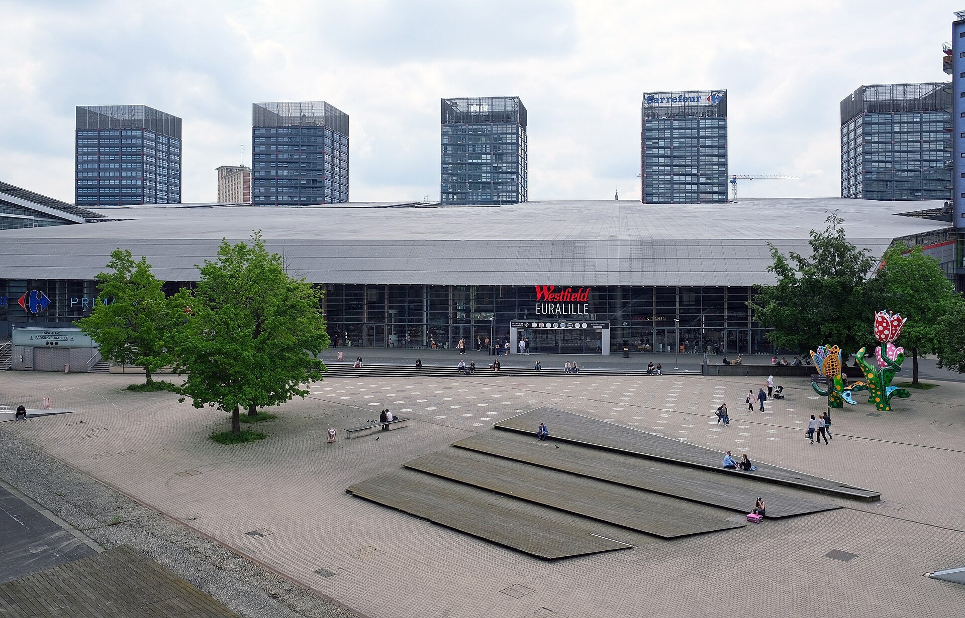 Quartier Euralille à Lille