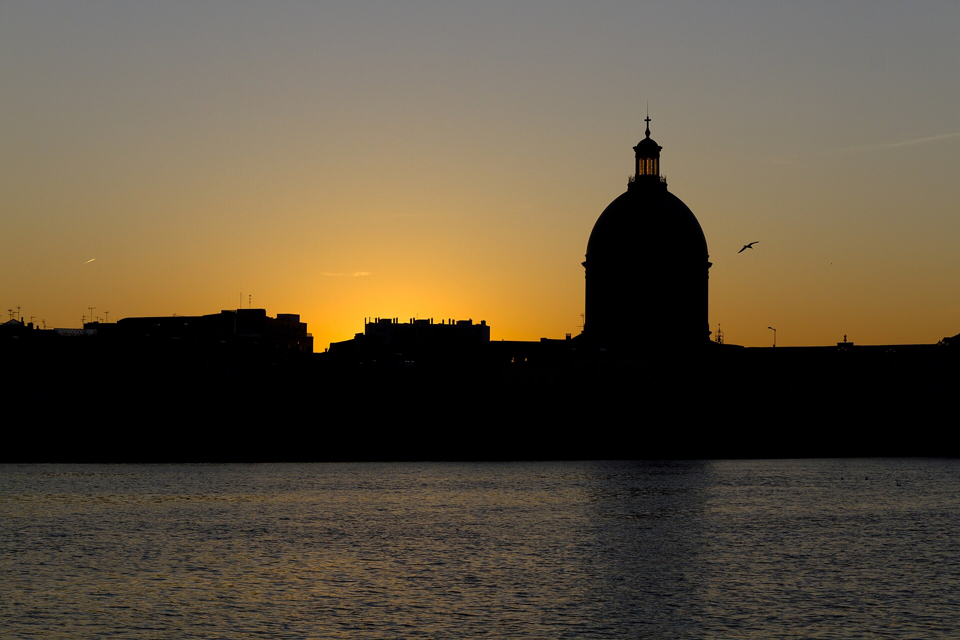 Toulouse, Garonne au couchant